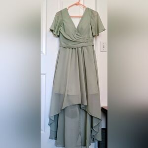 Elegant Olive Green Women's Skirt